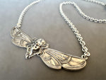 Load image into Gallery viewer, Art Nouveau Butterfly Woman necklace in Sterling Silver
